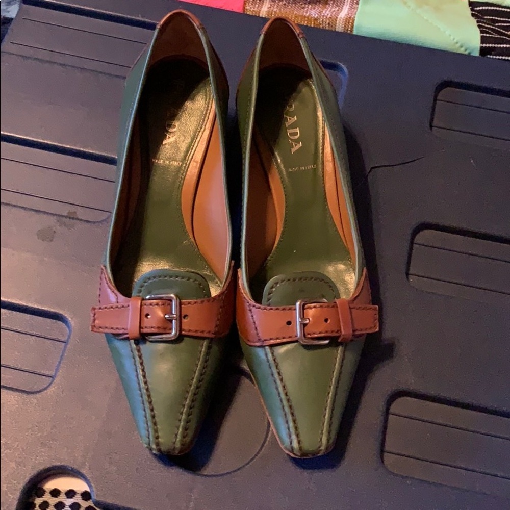 Vintage Prada leather shoes